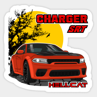 Charger SRT Hellcat Sticker